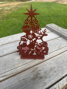 Christmas tree candle holder